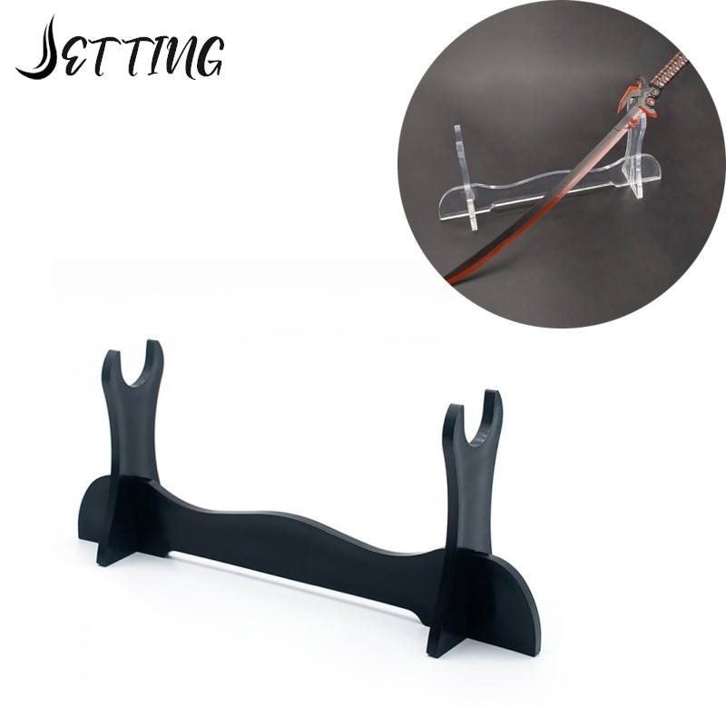 Wooden Sword Stand Display Holder Samurai Sword Katana Wakizashi Tanto Knife Magic Wand Support