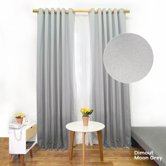 Gorden Hotel Blackout Premium Tebal Hordeng Minimalis Korden Gordeng Jendela Pendek - Dimout