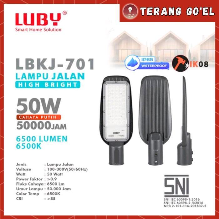 LUBY LAMPU JALAN 50 WATT (LBKJ-701) / Street Light Luby 50 WATT / Lampu Penerangan Jalan 50watt