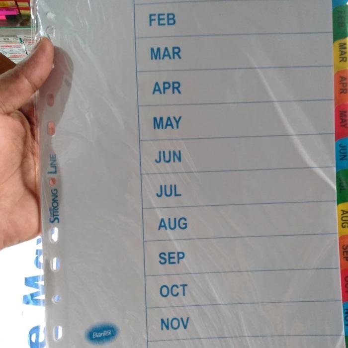 Pembatas kertas bulan / divider bulan 6259