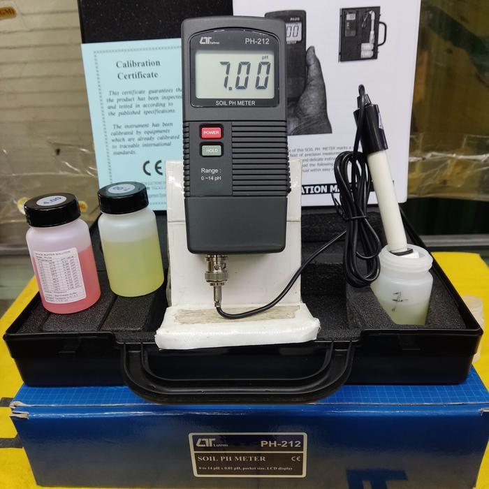 Lutron Ph-212 Soil Ph Meter - Alat Ukur Ph Tanah, Daging, Cream, Makanan