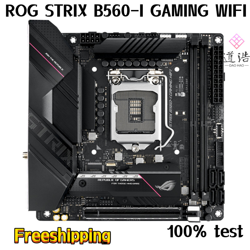 For ROG STRIX B560-I GAMING WIFI Motherboard 64GB HDMI PCI-E4.0 LGA 1200 DDR4 Mini-ITX B560 Mainboar
