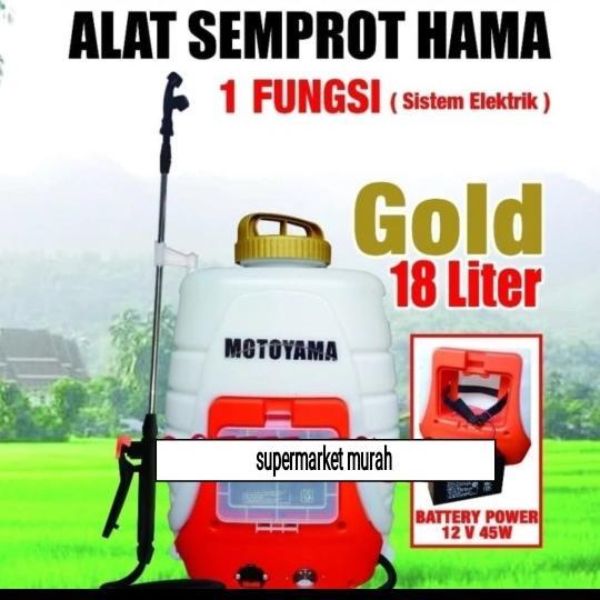 Sprayer Electrik Motoyama Gold