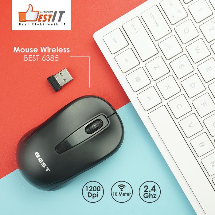 l6a4- Grosir Mouse Wireless Polos 6385