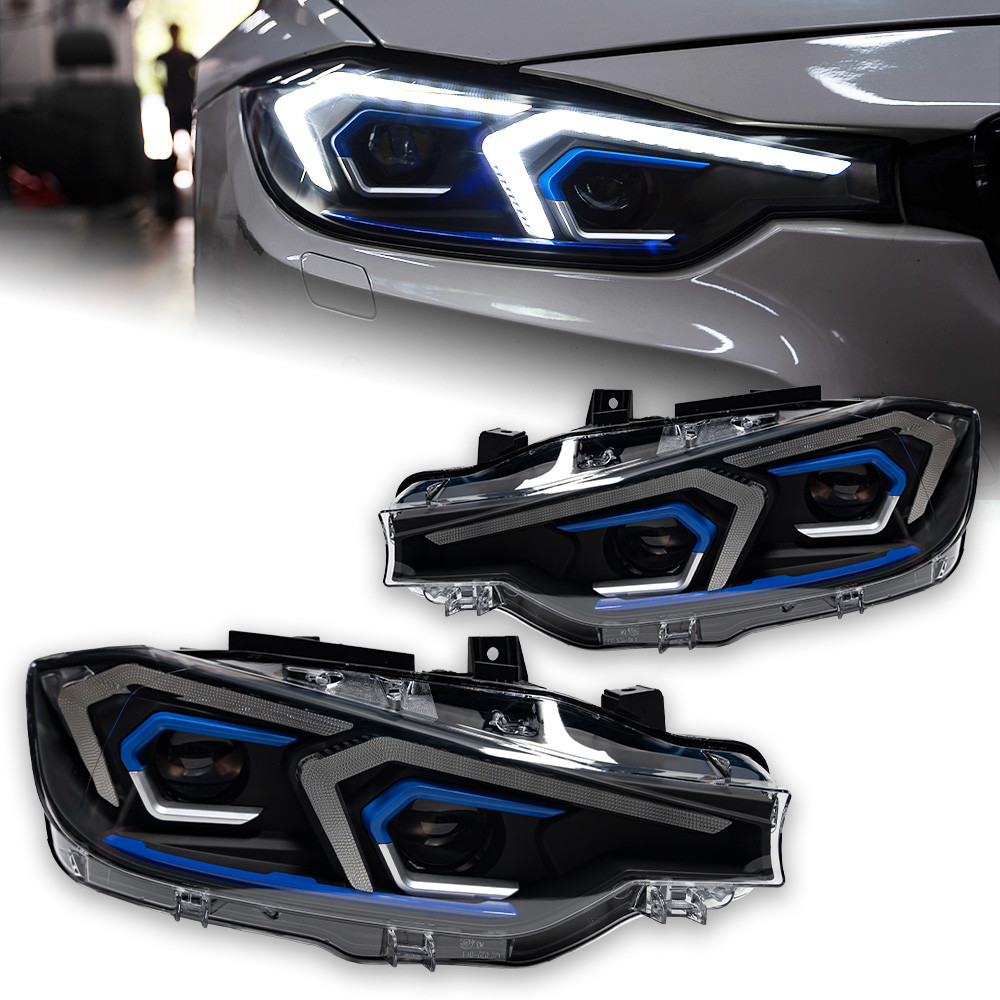 AKD Car Lights for BMW F30 LED Headlight Projector Lens F31 Head Lamp