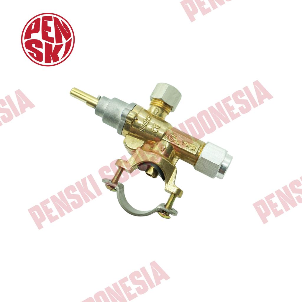 Safety Gas Valve Control Kompor Fit Pipa 3/4"