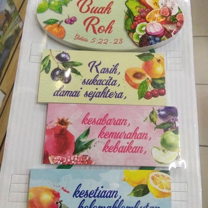 Hiasan Dinding Rohani Buah Roh Terlaris