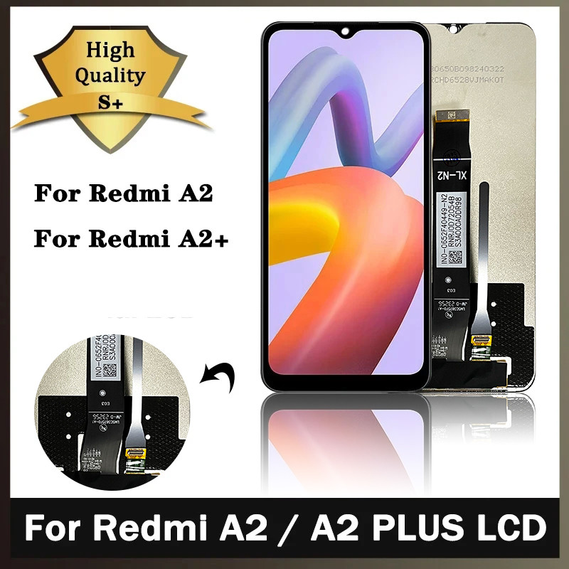 6.52"Screen For Xiaomi Redmi A2+ Lcd Display Touch Screen Digitizer Assembly For Redmia2 Lcd A2 Plus