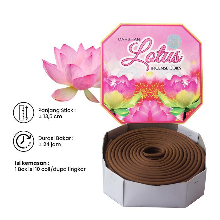 Dupa India Aromaterapi Coil - Darshan Lotus