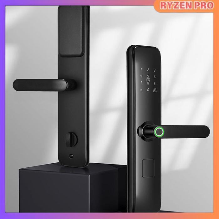 Pintu Digital Kartu Password Smart Door Automatic Kunci Pintu Sidik Jari Smartlock Kunci