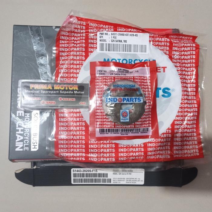 Gear Set Satria Fu Old Indopart Gir Set Satria Fu Old Indoparts