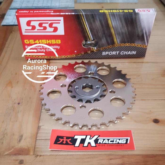 Gear Set Tk Rx King & Rantai Sss 415 Hsb