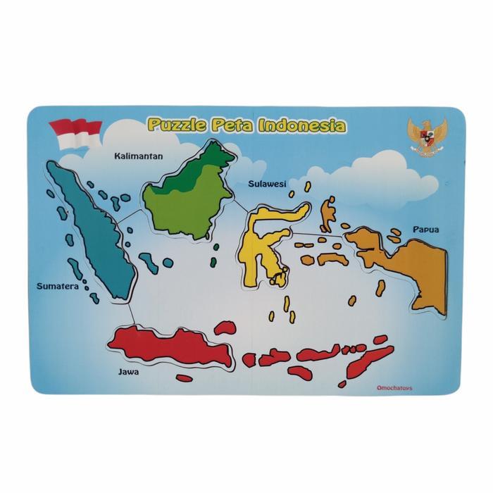 Puzzle Kayu Peta Indonesia