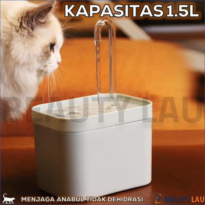 Water Fountain Kucing Dispenser Kucing Tempat Minum Kucing Air Mancur