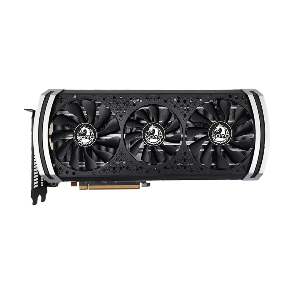 SOYO AMD Graphics Card Radeon RX580 RX5700XT 5500XT RX6600 6600XT 6600M GDDR6 Video Memory Gaming Ca