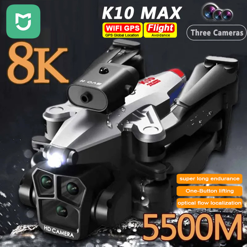 MIJIA K10Max Drone 8K Professinal Three Camera Wide Angle Optical