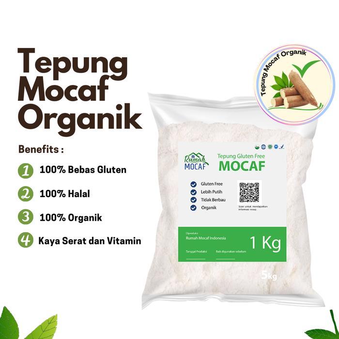 Tepung Mocaf 1Kg Mocafine Tepung Mocaf Organik Bebas Gluten