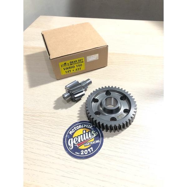 Terbatas Gigi Rasio - Gear Ratio Vario 150 14T - 43T Moto 1 Original Terlaris