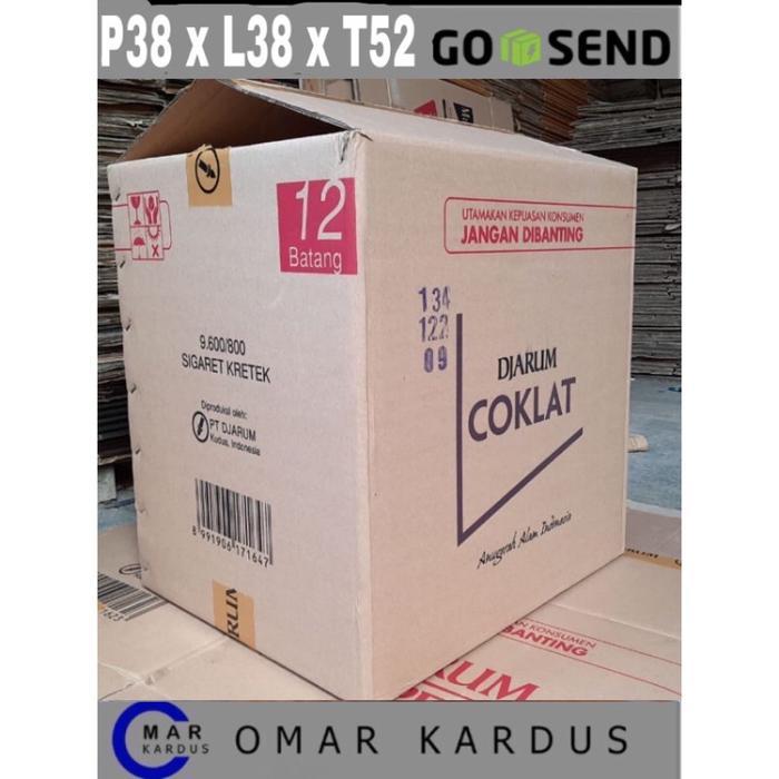 kardus besar pindahan bekas rokok djarum coklat (HANYA MENJUAL KARDUS BUKAN ISINYA)