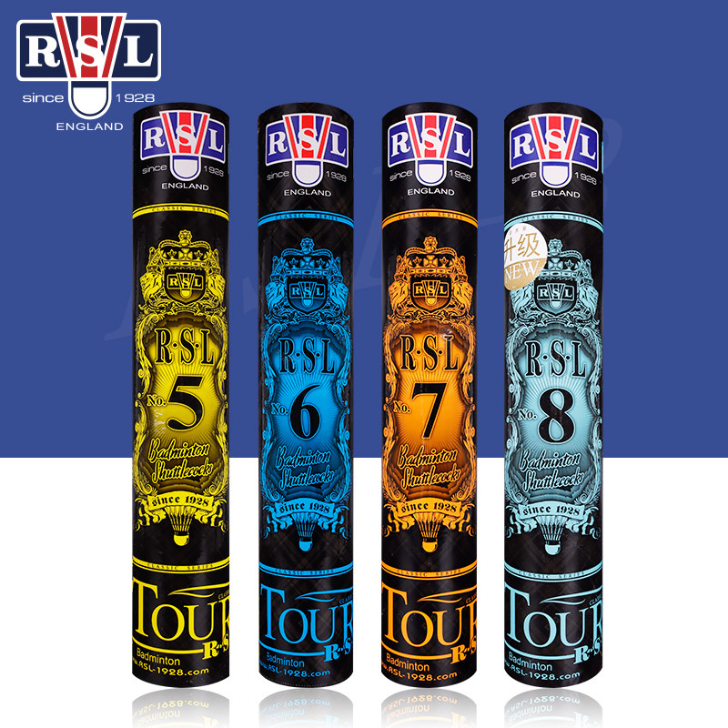 Genuine Rsl Badminton Shuttlecock No.3 No.4 No.5 No.6 No.7 High Quality Duck Feather Shuttlecock