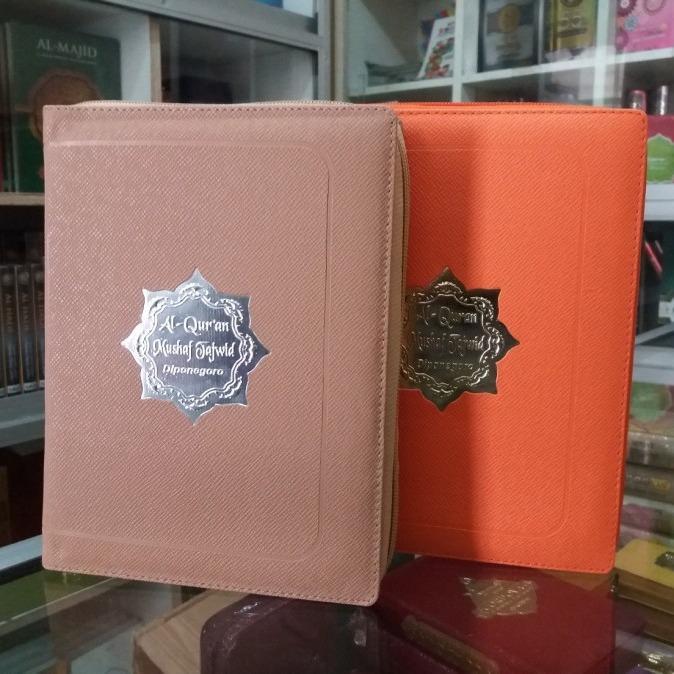 AlQuran Tajwid Diponegoro ukuran A5, Al-Quran Mushaf Jacket resleting Quran