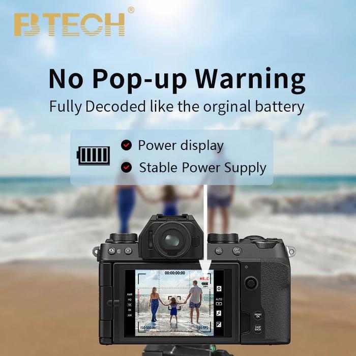 BTECH Baterai NP-FZ100 Sony Battery Np-Fz100 Kamera A7M3 A7R3 A6600 Charger FB-DC-NP-FZ100