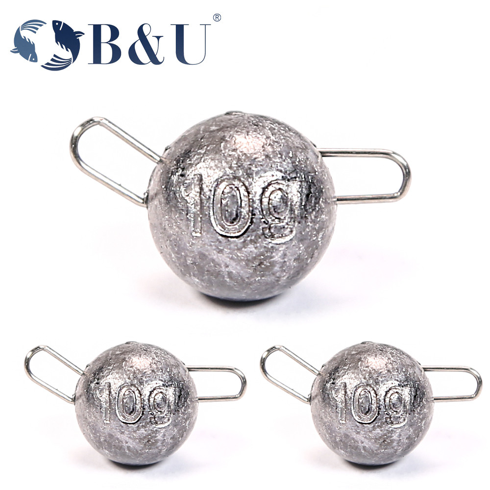 B&U Weight Sinker Fishing Accesories Swing Jig Head Bullet Weights Fishing Cheburashka Soft Lure