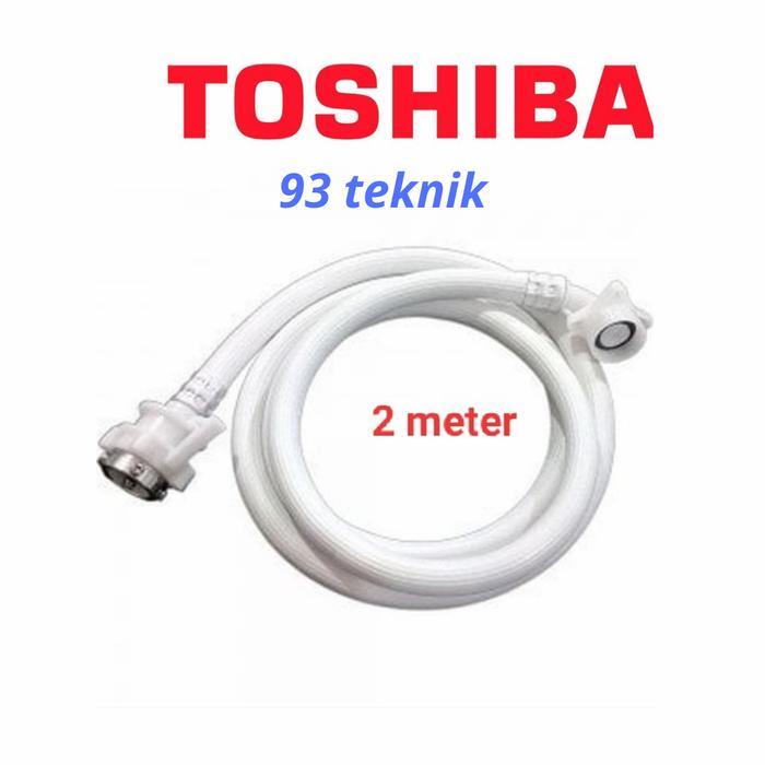 selang inlet mesin cuci satu pintu toshiba