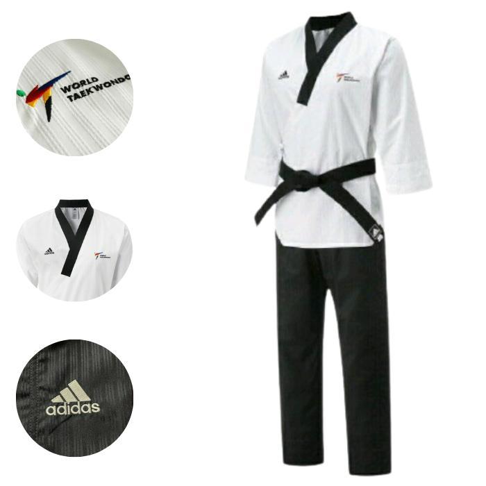 Baju Taekwondo Poomsae Putra - Dobok Adidas Poomsae Male - Senior Promo Premium