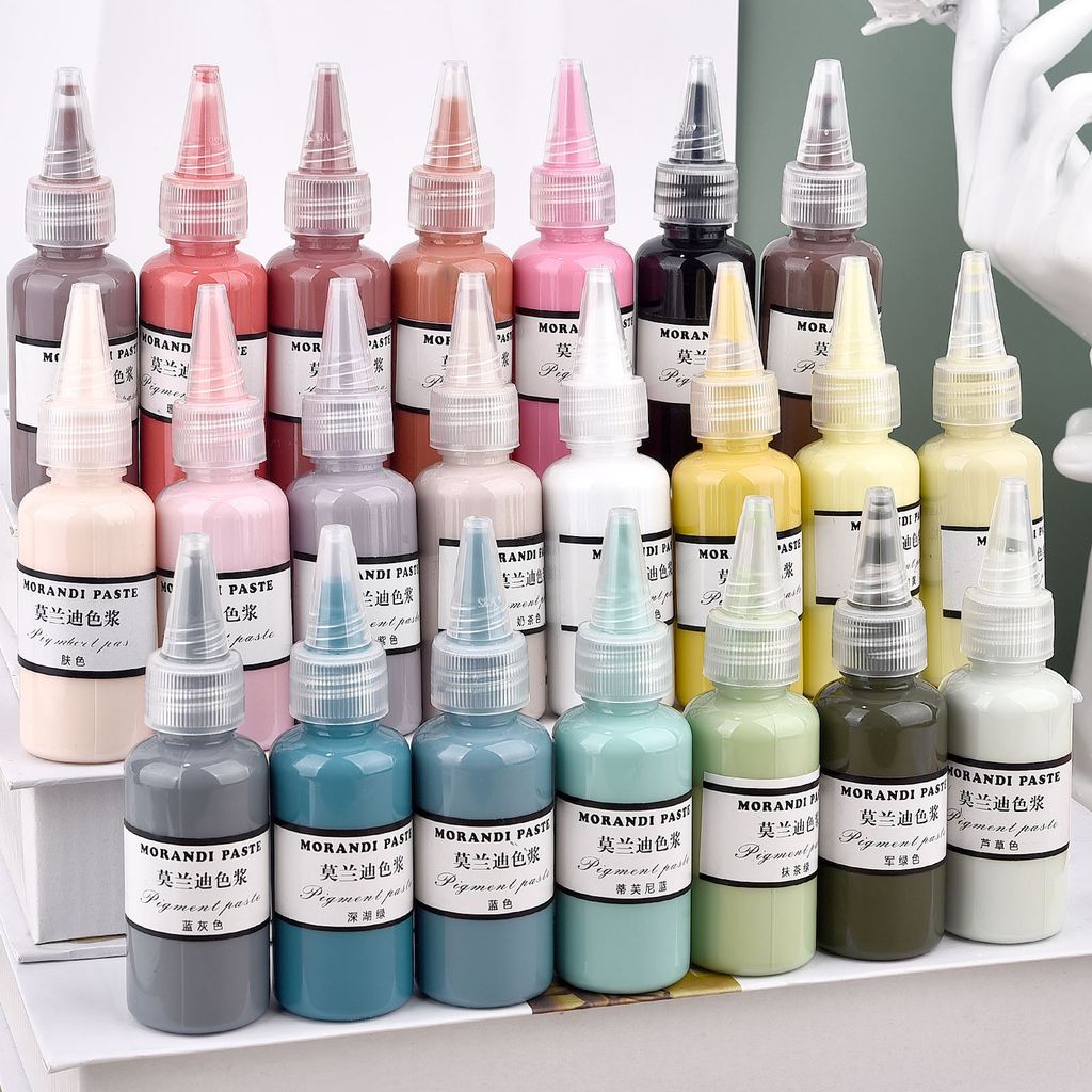 Morandi Colors Liquid Resin Pigments Epoxy Resin UV Resin Ink Alcohol Colorant Paste Dye DIY Jewelry