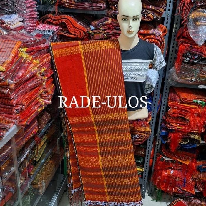 l419- Ulos Ragihotang Sirara Cabe/ Ulos Tulang / Ulos Bagus / Ulos Batak