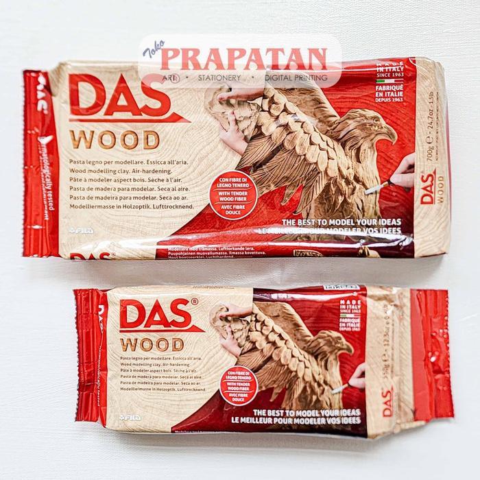 Terlaris - Das Modelling Clay WOOD Das Clay Tanah Liat Pottery