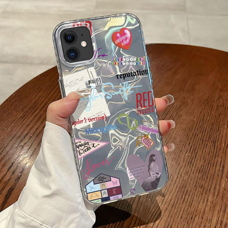 Casing Hp Untuk iPhone 11 Pro Max 12 Pro Max 13 14 15 Case Produk terlaris Taylor Swift  Laser Kesin