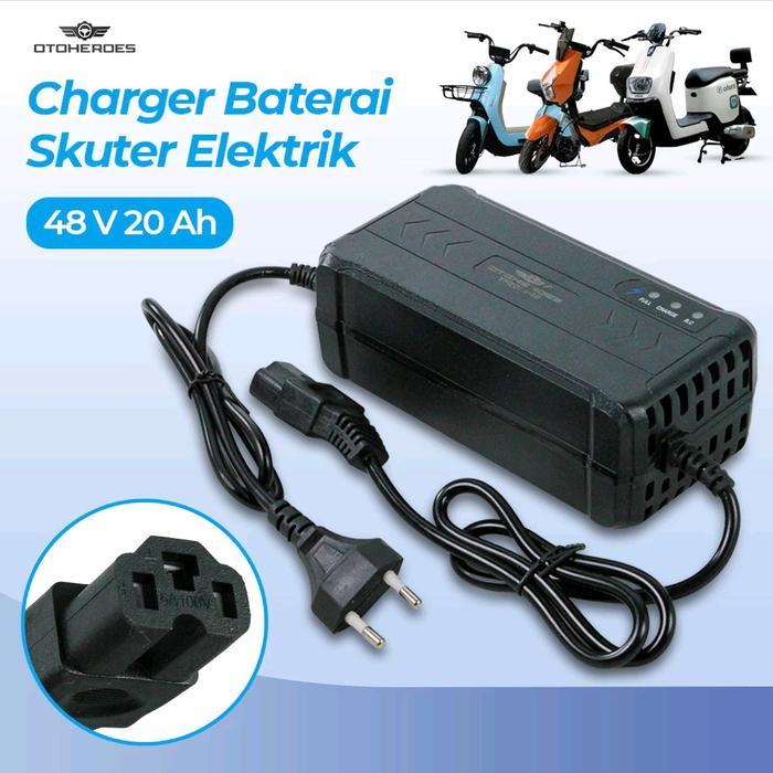 New Charger sepeda listrik 48volt 20 ampere/ cas aki sepeda listrik 48 volt daya sepeda Outdoor