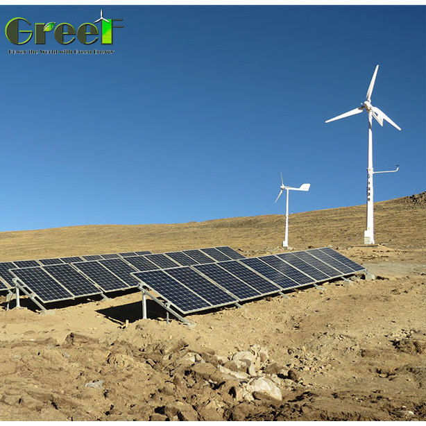 Hybrid Wind Solar Home Systems 10kw 20kw off Grid Lithium Battery Deye Hybrid Inverter Wind and