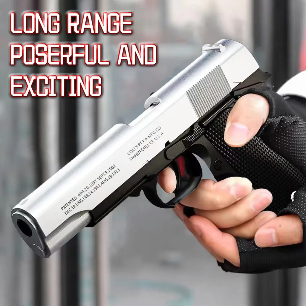 Automatic Colt 1911 Shell Ejection Gun Pistol Toy Guns. G18 Pistol Children CS Shooting Weapons Gun