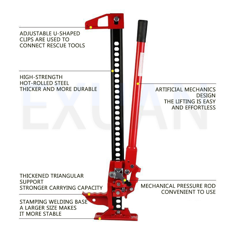 20Inch/30Inch Monkey Climbing Pole Jack Rescue And Rescue Pry Bar Lifting Jack Raising Jack Tire