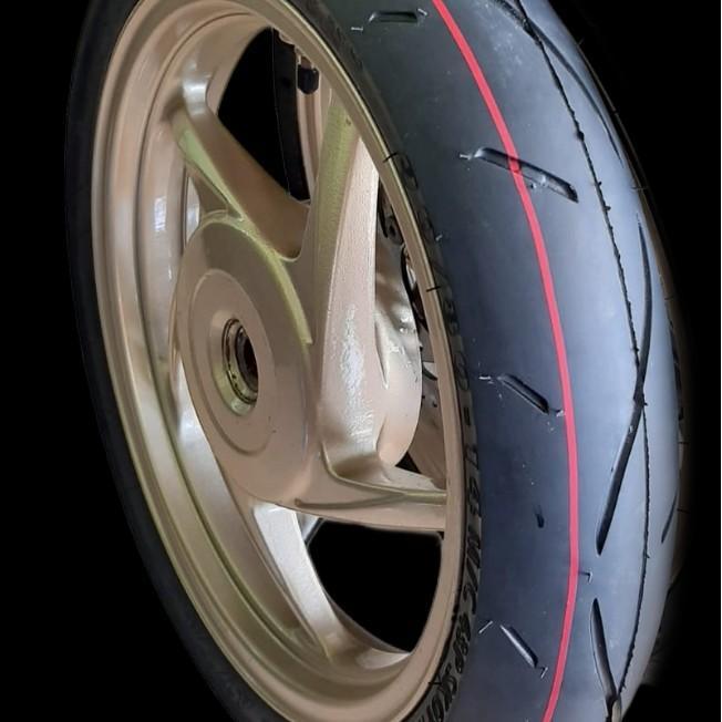 Sepasang Ban Donat Sk 01 Motor Matic Motorcycle (Non Tubles)