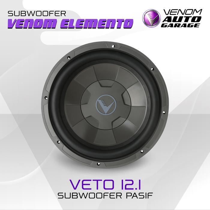 Subwoofer Venom Elemento Veto 12 Pasif 12 Inch