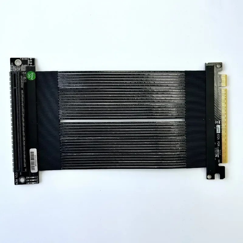 Adt-Link 2025 New Pcie 4.0 X16 Riser Ultra-Thin Cable For Atx Pc-Case Extension Support Gpu Pcie X16