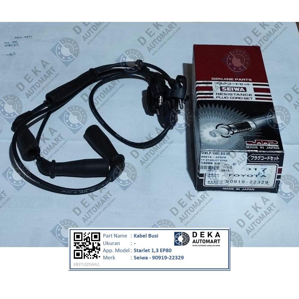 Kabel Busi Seiwa untuk Starlet 1,3 EP80 (90919-22329)