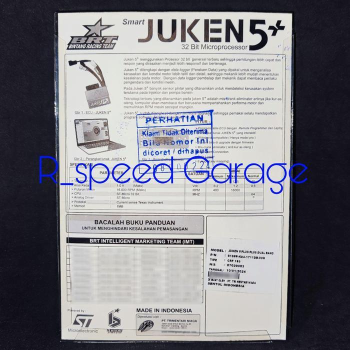 Ecu Brt Juken 5+ Plus Dualband Crf 150