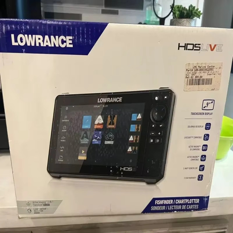 PROMOTIONAL OFFER Lowrance HDS-12 Live Fish Finder with Active Imaging 3-in-1 Transom Mount