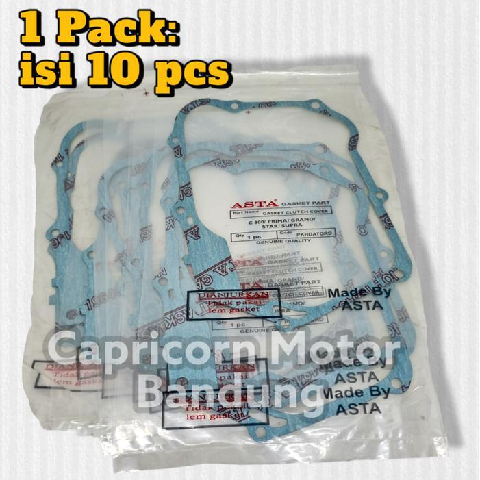 PAKING GASKET BAK BLOK KOPLING GRAND SUPRA X FIT PRIMA LEGENDA ASTA ISI 10 PACKING KANAN