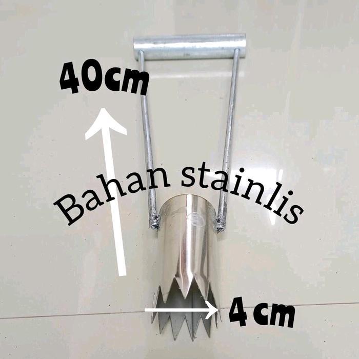 New Plong Mulsa Alat Pelubang Plastik Mulsa Lebar Lubang Bervariasi