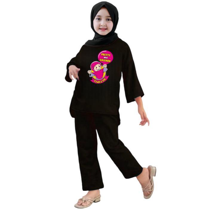 ec9o- Setelan Anak Muslim One Set / Setelan Anak Oversize Viral