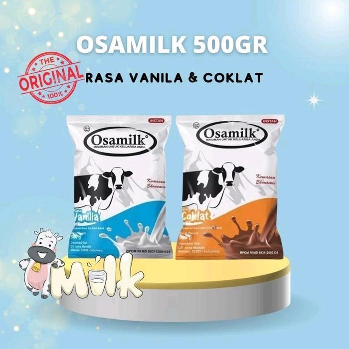 New Osamilk Susu Bubuk Osamilk 500 gram Osamilk Vanila Osamilk Coklat
