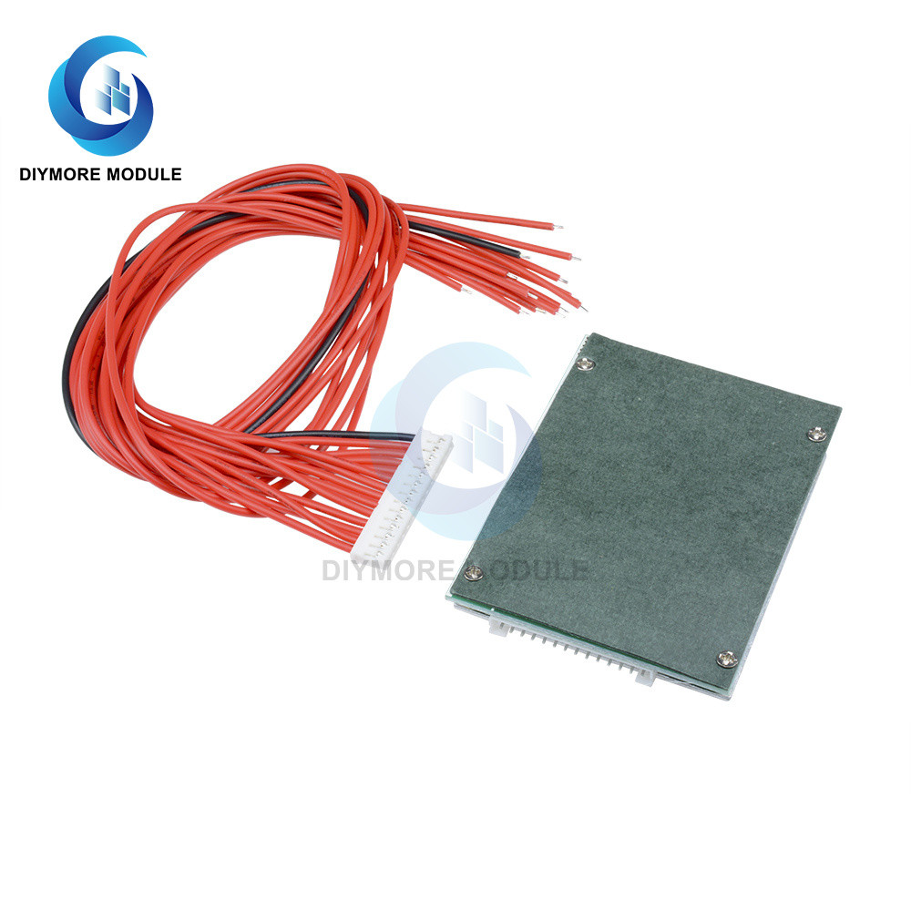 BMS 13S 35A 48V Li-Ion Battery Protection Board with Balance PCB PCM 18650 Battery Power Bank Charge