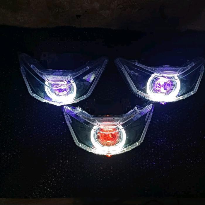 Biled Beat Deluxe Reflektor Lampu Depan Honda Beat Deluxe Model Custom Biled Ala2 Motorcycle