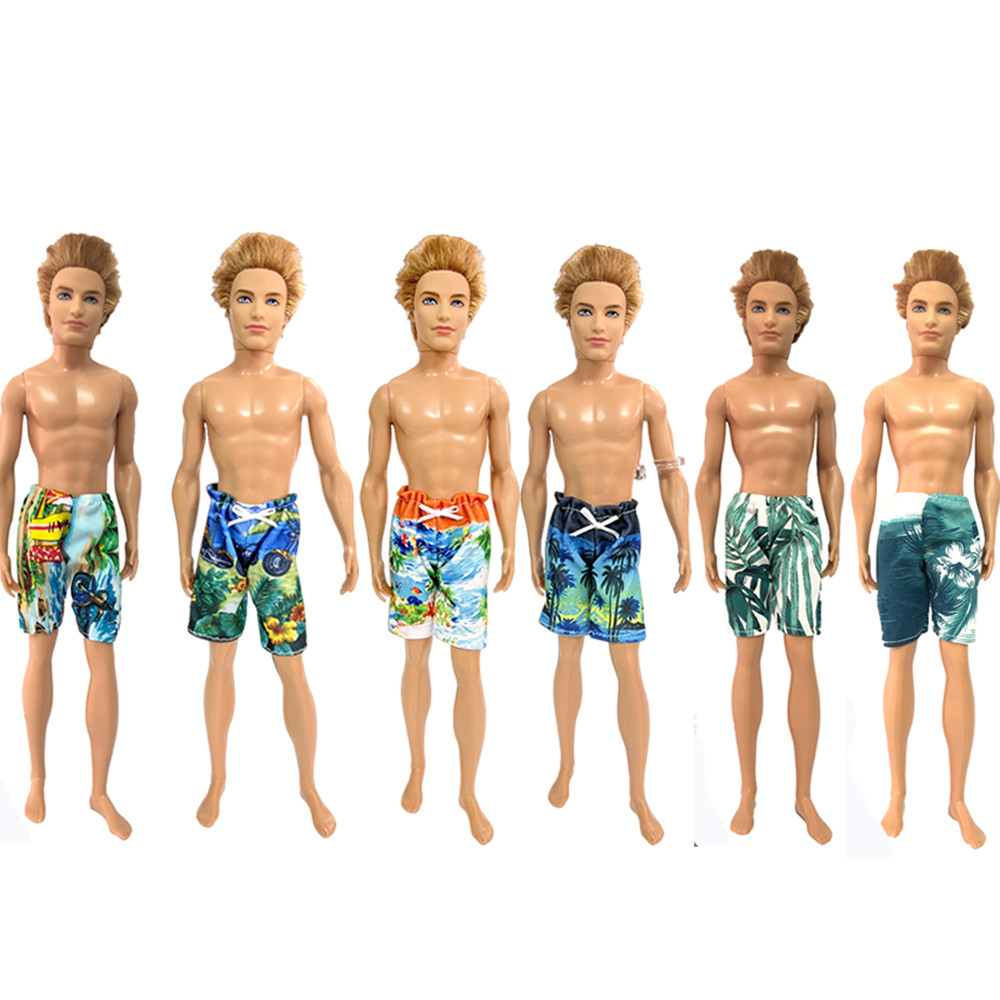 Fashion  Pants Daily Casual Shorts Clothes For Ken Doll Sex Swimsuit Summer Swimming Clothes For Bar